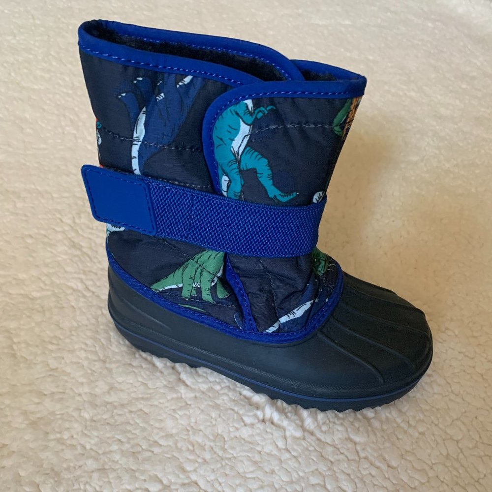 Toddler Boys Dino Snow Boots***Like new, worn once